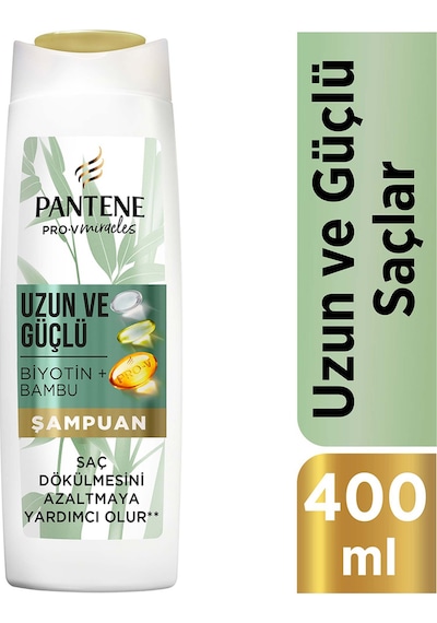 Pantene Pro-V Miracles Biyotin & Bambu Şampuan 400 ML