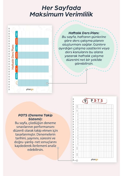 Planlama Defteri Tyt - Ayt - Lgs - Kpss Sınav Planlama Defteri Çok Renkli