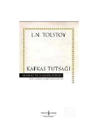 Kafkas Tutsağı Karton Kapak - Lev N. Tolstoy