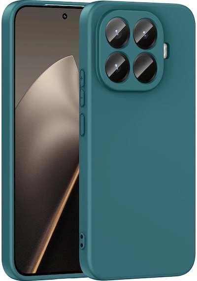 Xiaomi 15t Pro Kılıf Zore Mara Lansman Kapak Koyu Yeşil