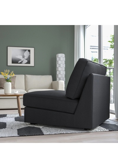 Ikea Antrasit Lüks Kanepe - Yataklı Tekli Koltuk