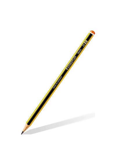 Staedtler 120-0 Noris Kurşun Kalem 120 Sertlik Derecesi 2b, 12 Adet, Siyah Çok Renkli