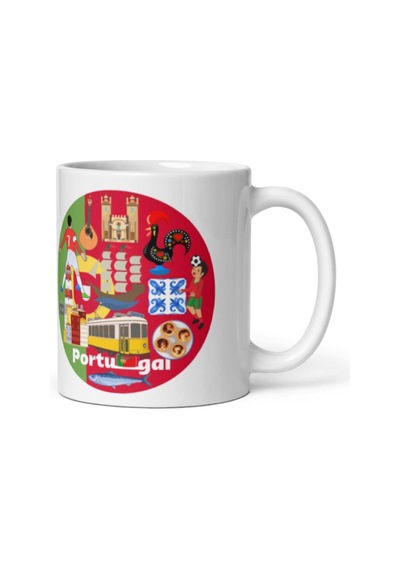 Portekiz Kupa Bardak 2 Adet Seyahat Hatıra Portugal Mug
