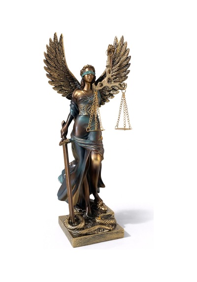 1 Adet Kanatlı Adalet Biblosu Dekoratif Adalet Heykeli, Masaüstü Biblo, Ev Ofis Dekor, Justice Figurine