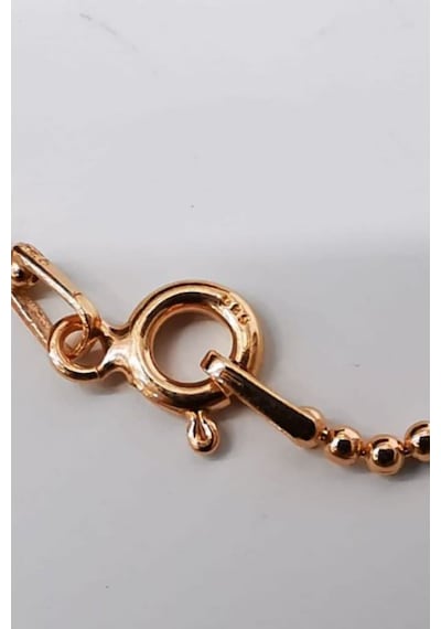 Omar Silver Unisex Top Tırnak Makası 1,5 Mm Rose Gümüş Kolye Zinc