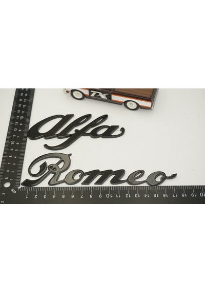 Dk Tuning Alfa Romeo Junior Bagaj Siyah Yazı Logo Arma Bagaj Arma