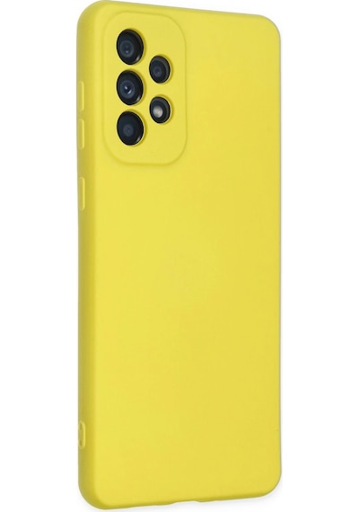 Lvsqvr Newface Samsung Uyumlu Galaxy A23 4g Kılıf Nano İçi Kadife Silikon - Sarı