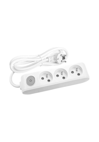 Viko Multi-let Üçlü Grup Priz Anahtarlı Topraklı Kablolu Çocuk Korumalı 2 Mt Standart
