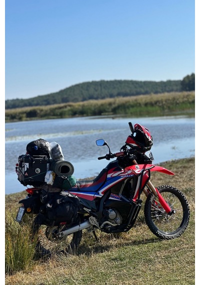 Honda Crf250l / Crf250 Rally 2021 2026 Uyumlu Yan Çanta Demiri Egzoz Koruma