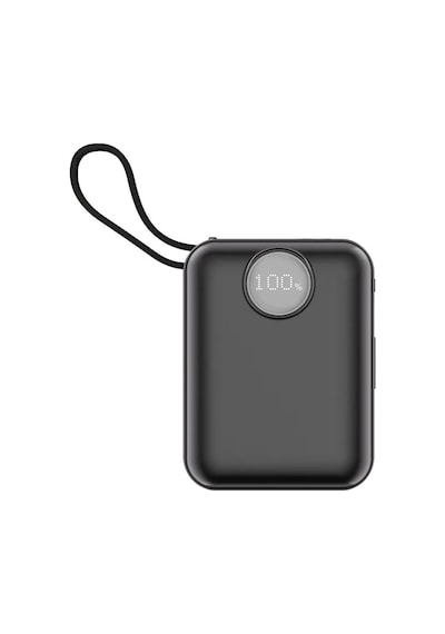Dexim Cz04 45w Pd Dahili Lightning& Type-c Kablolu 10000 Mah Powerbank Açık Gri - Gri