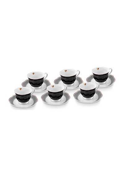 Piraye 6 Kişilik Kahve Fincan Takımı 80 Ml Diğer