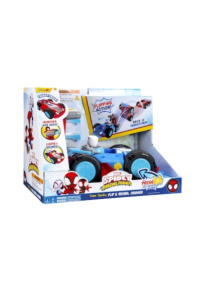 Spidey Dönüşen Sesli Ve Işıklı Takla Atan Araç Snf0381 Çok Renkli