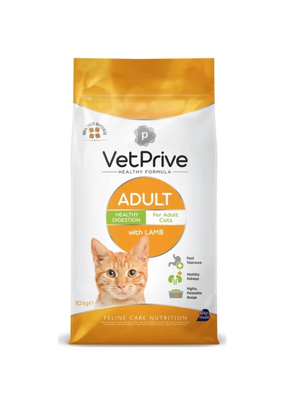 Vet Prive Yetişkin Kedi Maması Kuzu Etli 10 Kg