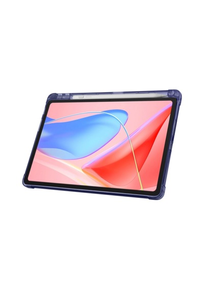 Lenovo Tab Tb-311fu Uyumlu Kılıf Kalem Bölmeli, Tri-folding, Standlı Tablet Koruyucu Kapaklı Kılıf