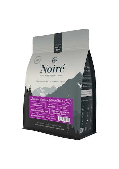 Noire Imperium Espresso Blend 2 250g %100 Arabica Blend Çekirdek
