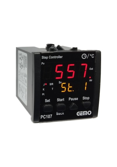 Gemo Pc107-230Vac Pıd Sıcaklık Adım Kontrol Cihazı