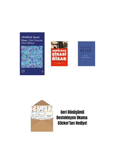 Everest Açıkhava 42 - Dört Deneme Dört Hikâye + Edebiyat Yazıları - 1 + Aşk İmiş Her Ne Vâr Âlemde Ciltli + Okuma Sticker'ları