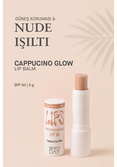 Beach Day Lips Cappuccino-glow 50f 5g Dudak Koruyucu Cappıccino