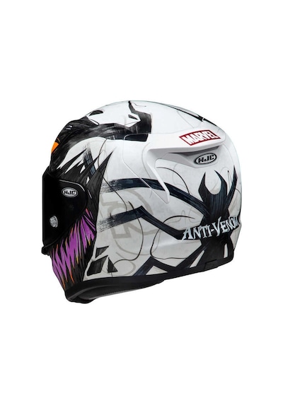 Kask Hjc Rpha12 Antı Venom 2 Marvel Mc8 Siyah/beyaz/lila
