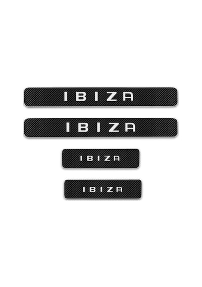 Seat Ibiza Carbon Fiber Kapı Eşiği Yazısı Sticker Boya Koruma