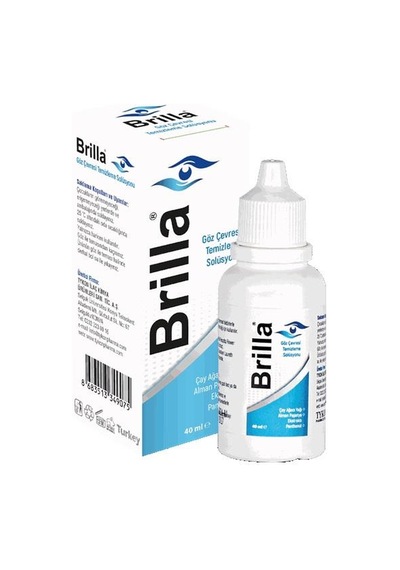 Tykon Kimya Brilla Göz Çevresi Temizleme Solüsyonu 40ml