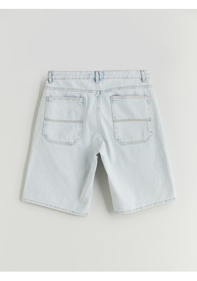 Lcw Jeans İndigo Loose Fit Erkek Jean Şort