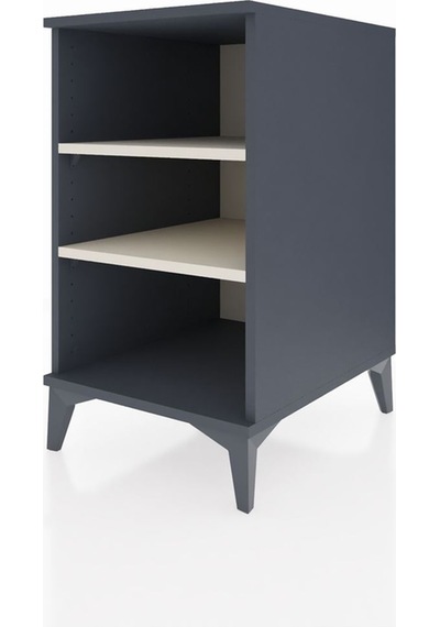 Kronos Komodin 2 Raflı 44x59x80 Antrasit-aytaşı Antrasit