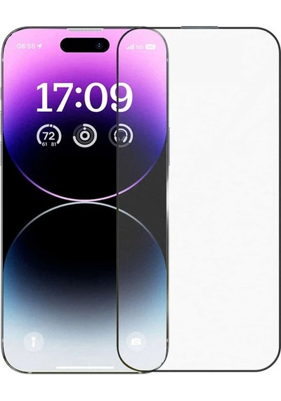 Baseus Crystalline İphone 14 Pro İçin Parlama Önleyici Tempered Cam Ekran Koruyucu- 5775 Mh-hs8249-9173