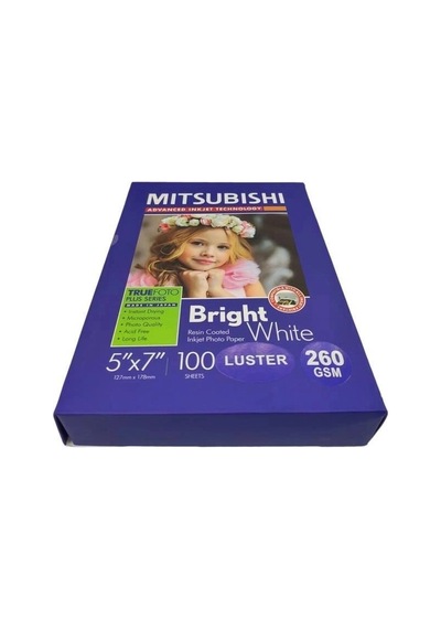 Delux Serisi Mitsubishi Fotoğraf Kağıdı 5x7 13x18 260 Gr Döküman Hediye Sayfa