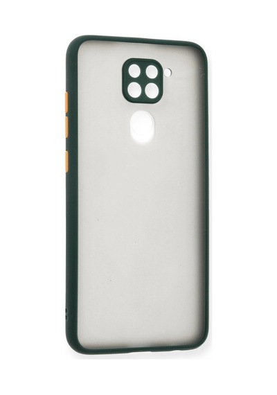 Xiaomi Redmi Note 9 Kılıf Montreal Silikon Kapak - Yeşil -