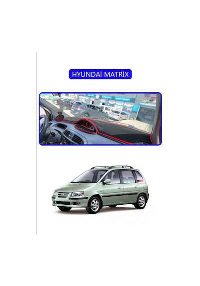 Hyundai Matrixtorpido Koruma Halısı Mavi Kenar