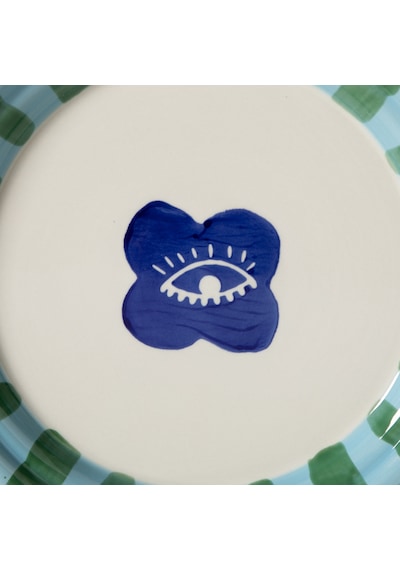 Mudo Home Lısmore Servis Tabağı Lacivert 25 Cm Çok Renkli