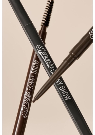 Ultra İnce Uçlu, Doğal Görünüm Veren Kaş Kalemi Speedy Skinny Brow 1 Gray Brown Çok Renkli