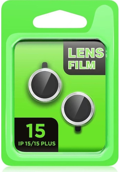 Apple, Uyumlu iPhone 15 Raze Metal Kamera Lens - Pembe