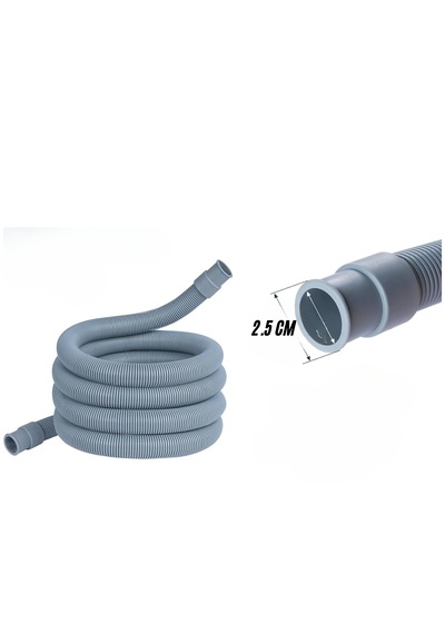 Çamaşır Ve Bulaşık Makinası İçin Körüklü Pis Su Tahliye Hortumu