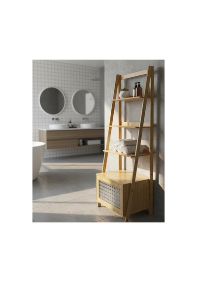 Bambu Dolap 3 Raflı Organizer Bambu Bambu Dolap 3 Raflı Organizer Bambu