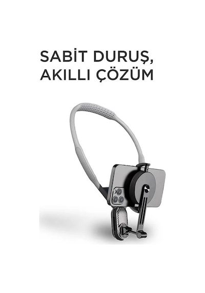 360 Derece Ayarlanabilir Boyun Askılı Manyetik Telefon Tutucu Diğer