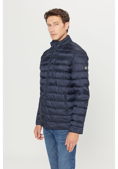 Erkek Lacı Standart Fit Normal Kesim Dik Yaka Yan Cepli Casual Mont Laci
