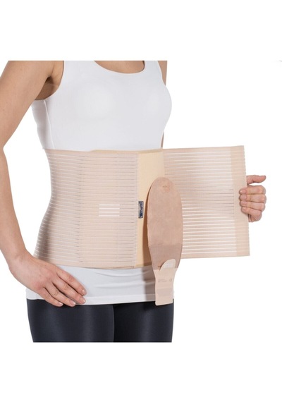 Kolostomi Korse 26cm Stoma Torbasını Korumak, Ostomi Ameliyatı Sonrası, Orjınal Bej