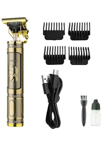 Ps-033 Çelik Kasa Profesyonel T-bıçak Saç Sakal Ense Ve Çizim Tıraş Makinesi Diğer