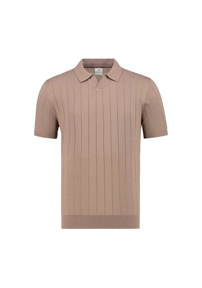 Anthony Jackson Premium Erkek Triko Polo Yaka T-shirt Ravello Kahverengi