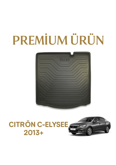 Citroën C-elysée 2013+ Uyumlu 3d Bagaj Havuzu Premium