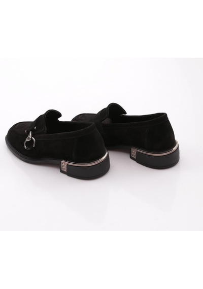 Dgn 26076 Kadın Loafer Ayakkabı Siyah