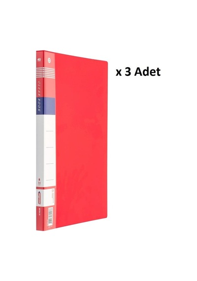 Bigpoint Sunum Dosyası 40'lı Kırmızı X 3 Adet Diğer