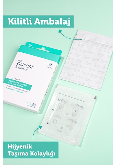 The Purest Solutions Hidrokolloid Akne Karşıtı & Yatıştırıcı Bant 36'lı