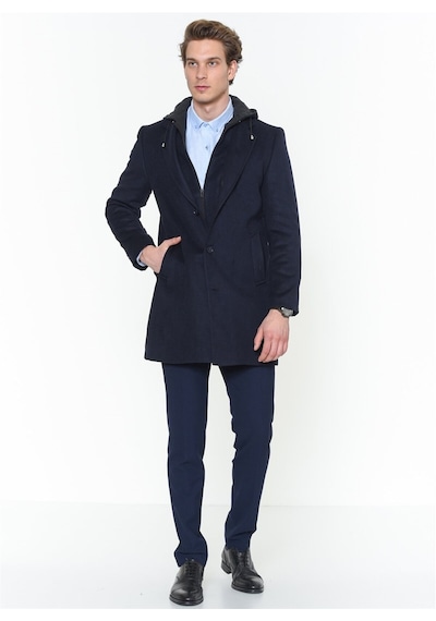 Plt8376 Dewberry Erkek Palto-lacivert Lacivert