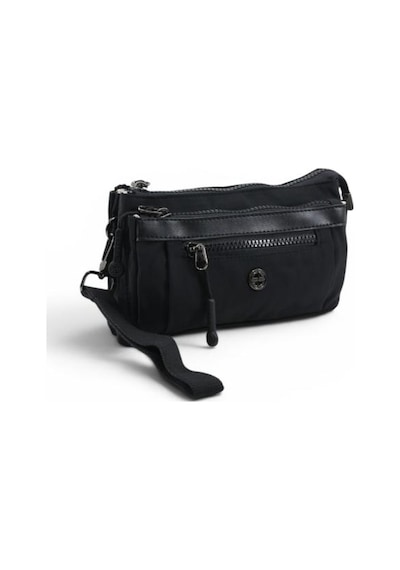 Baginn Paraşüt Kumaş Mini Çapraz Askılı Kadın Telefon Çantası Yağmur Geçirmez El Askılı Çanta 20 12 Cm Siyah
