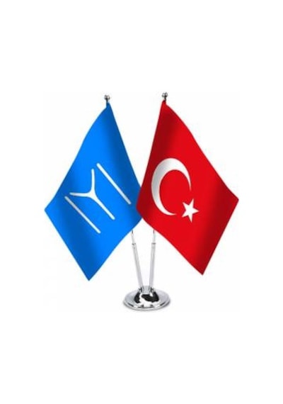 Kayı Boyu ve Türk Bayrağı İkili Masa Takımı