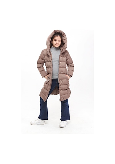 Benitto Kids Kız Çocuk Mont 51270-kahve Kahverengi