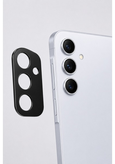 Samsung A55 Uyumlu Arka Kamera Koruyucu+ Full Ekran Koruyucu Seti Si Yah
